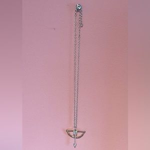 Claire's Bow & Arrow Necklace